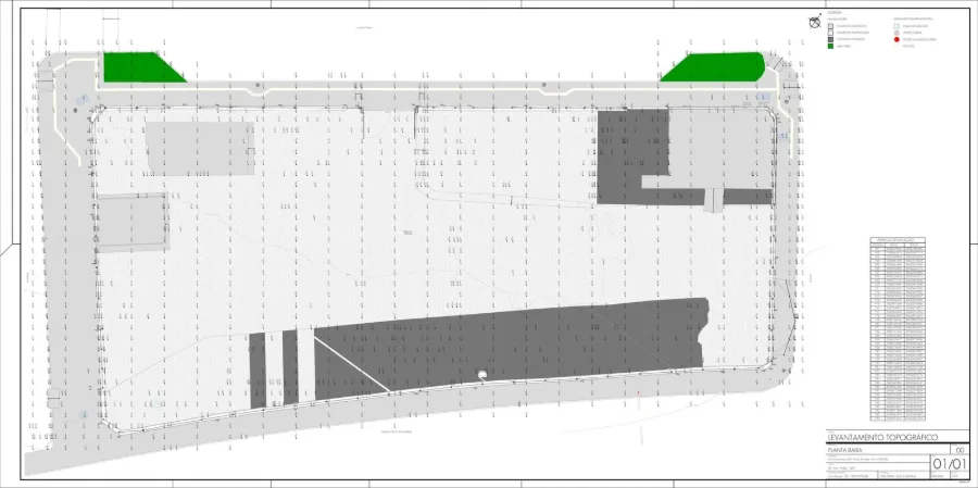 Bluefit: Planta baixa: as built