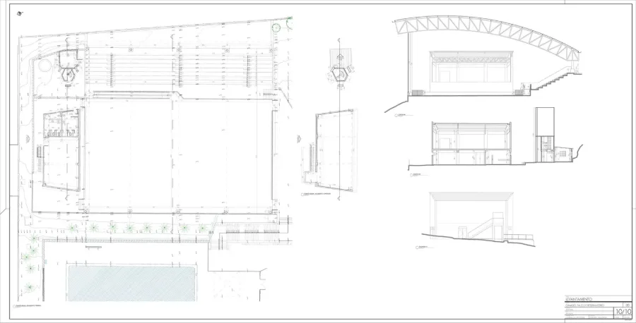SESC Jequié: Planta de levantamento cadastral completo