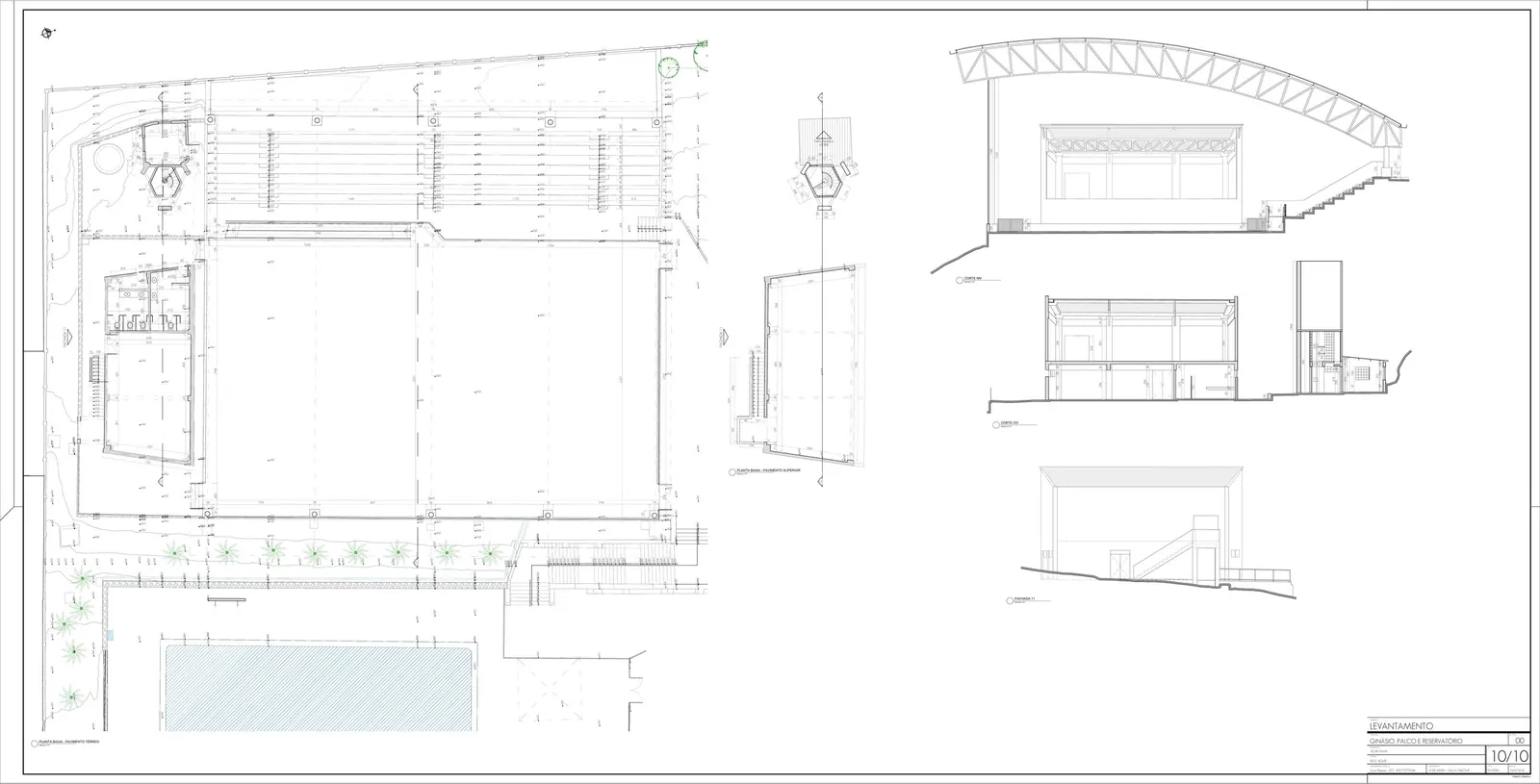 SESC Jequié: Planta de levantamento cadastral completo